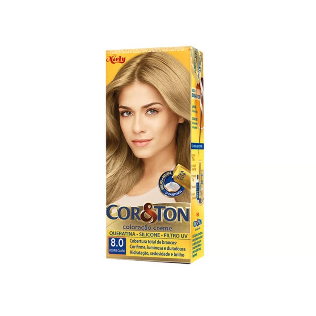 TINT COR & TON MINI KIT 8.0 LOURO CLARO UNID