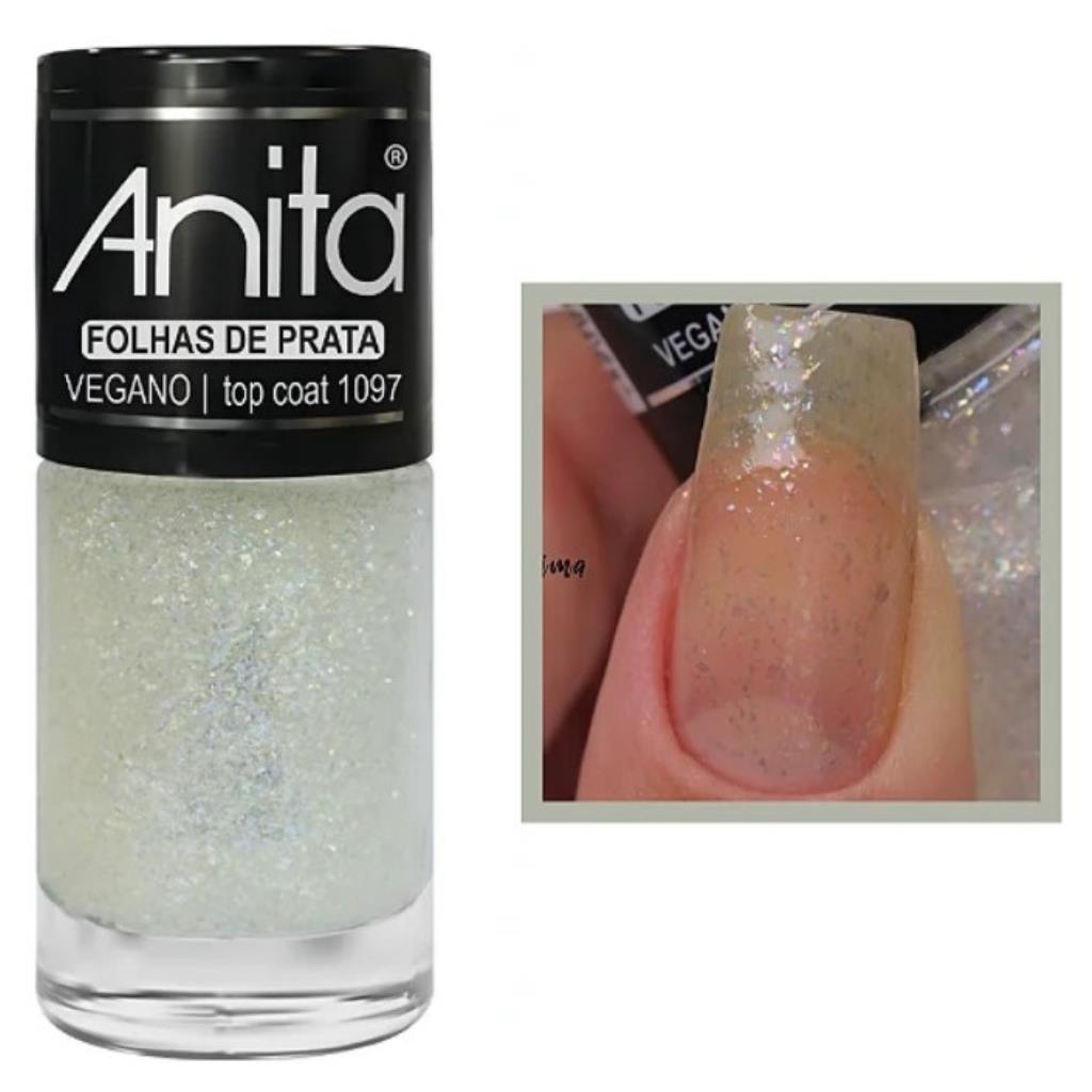 ANITA ESM 1097 TOP COAT FOLHA DE PRATA 10ML