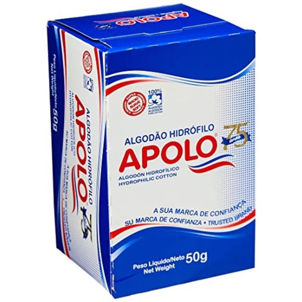 ALGODAO APOLO CAIXA BRANCO 50G