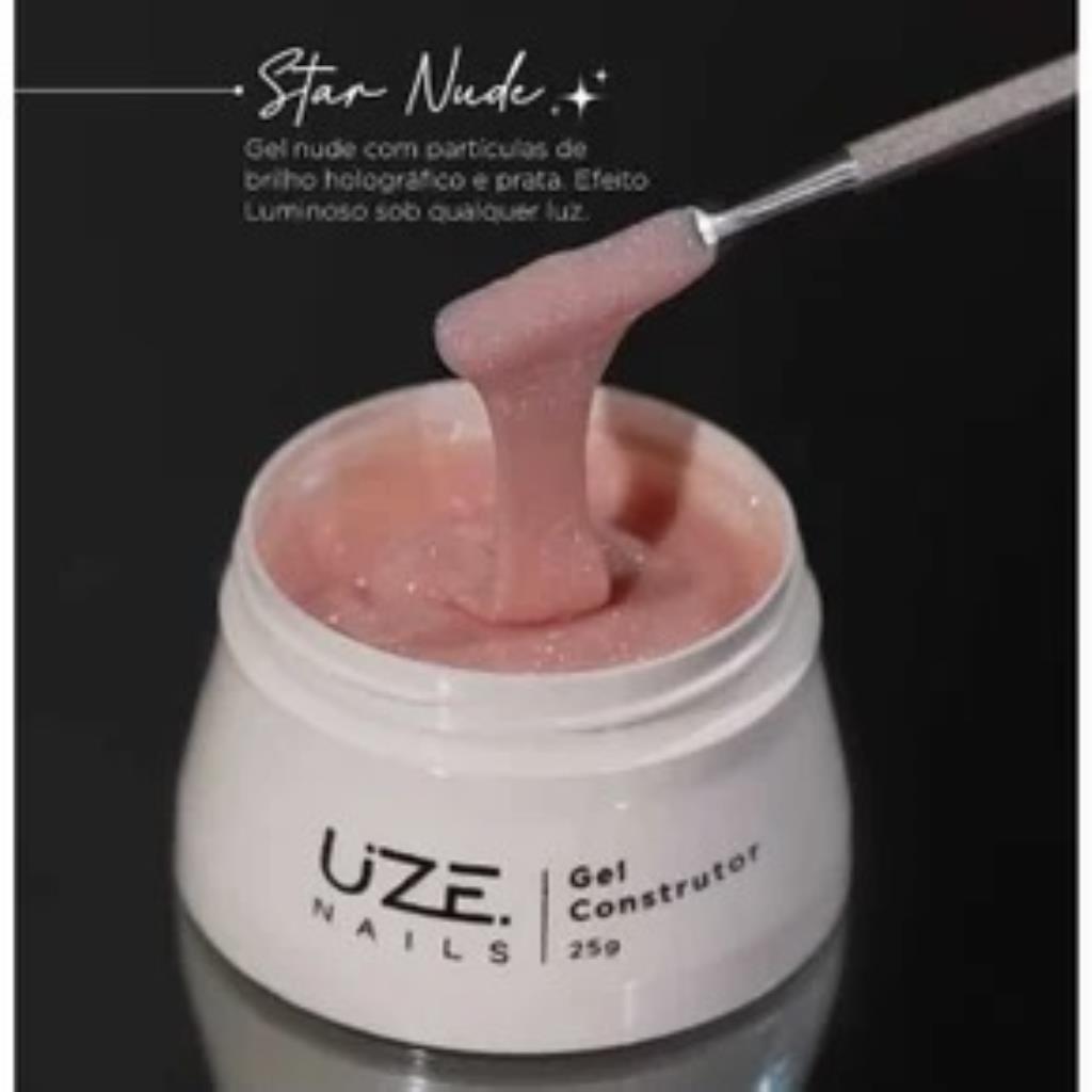 UZE GEL CONSTR LUMINOUS STAR NUDE 25GR