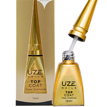 UZE NAILS TOP COAT CLEAR DIAMOND 12ML