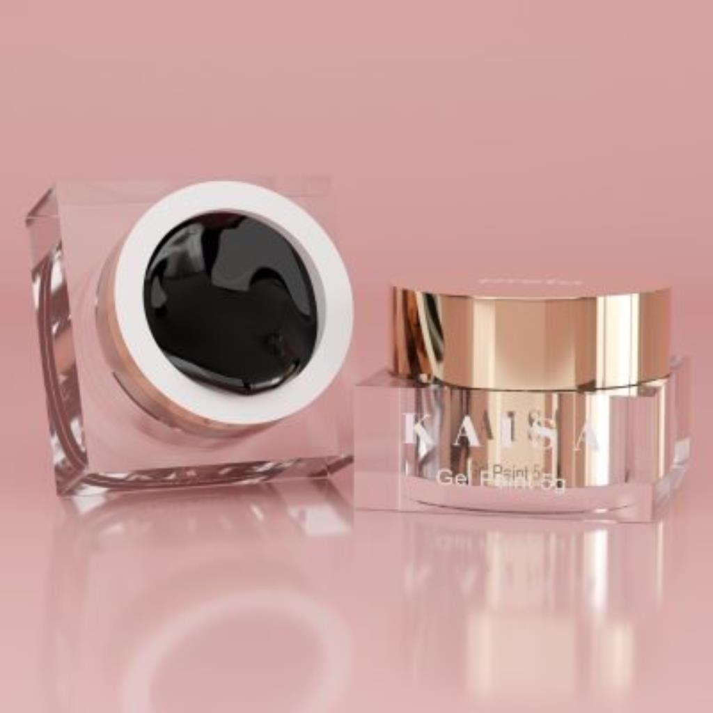 GEL PAINT KAISA LUXO PRETO 5GR