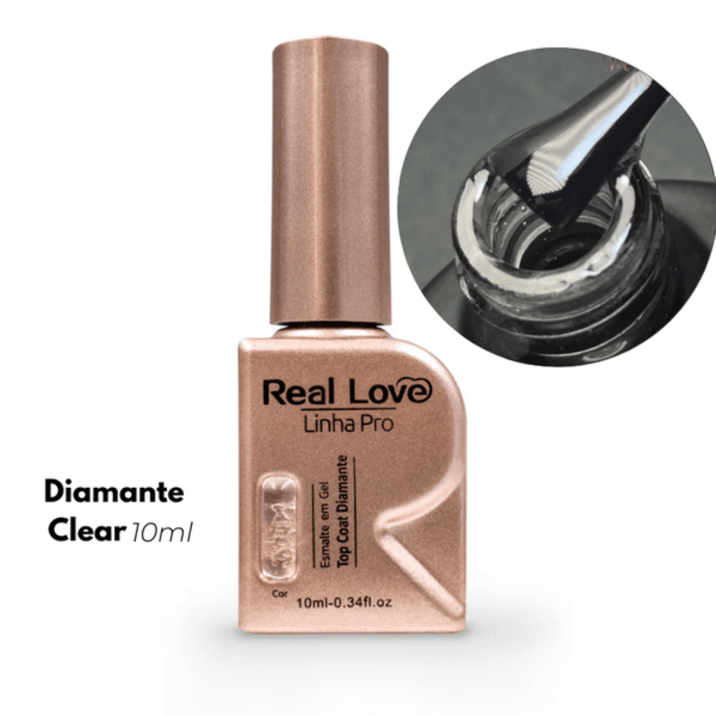 TOP COAT DIAMANTE REAL LOVE 10 ML (FRASCO)
