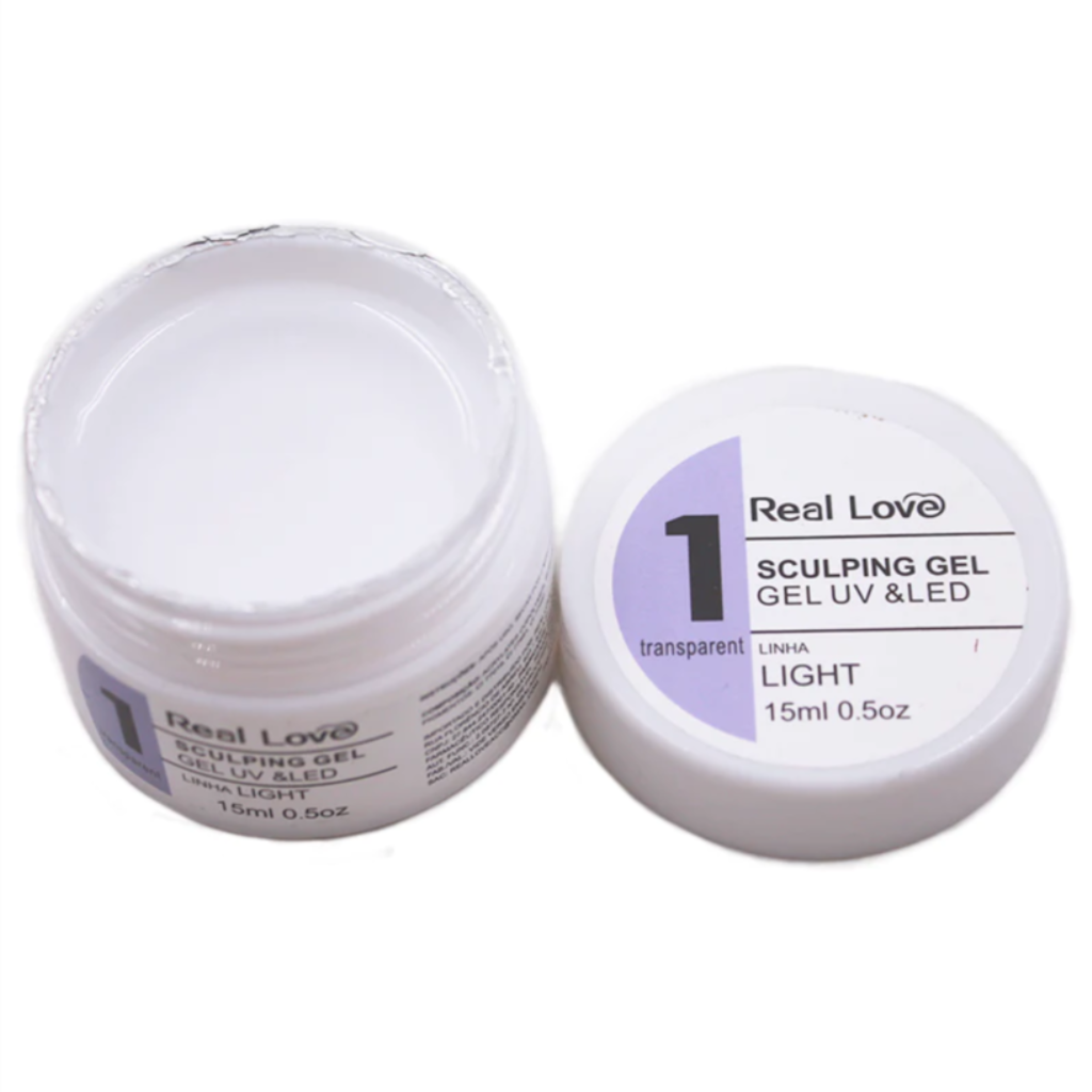 GEL REAL LOVE 01 TRANSPARENT (POTE) 15ML