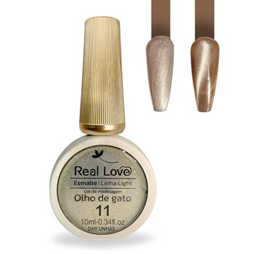 REAL LOVE OLHO DE GATO 11 ESMALTE EM GEL 10ML