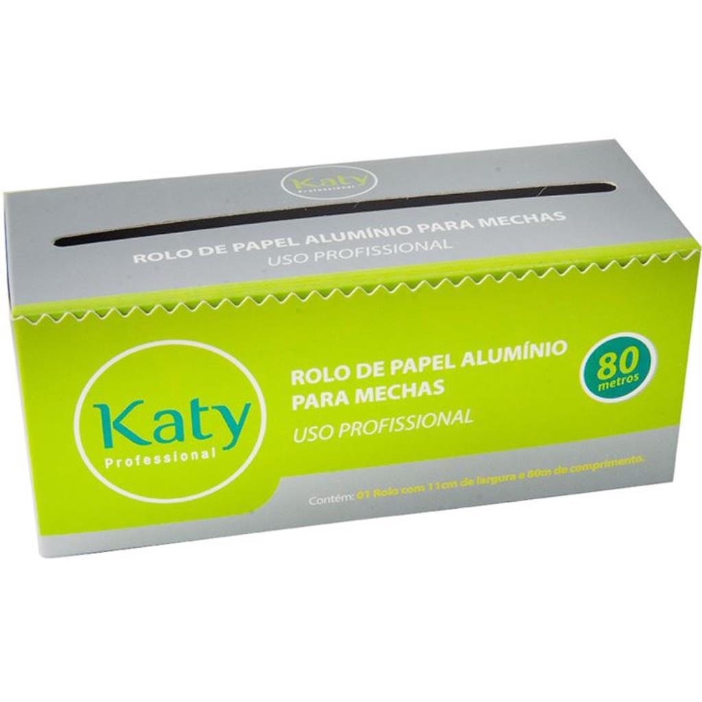 PAPEL ALUM P/MECHAS KATY 11CMX80MT