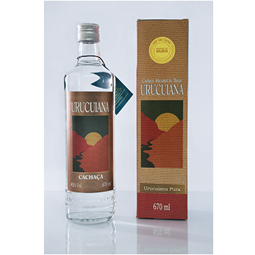 Cachaça Urucuiana Pura 670 ml Original - Garrafa