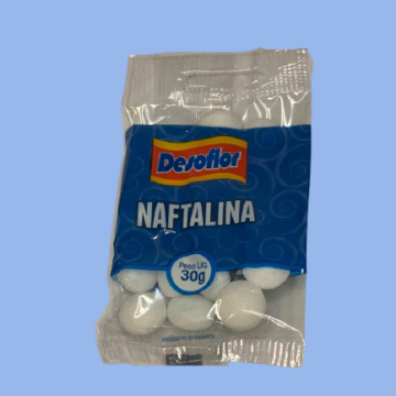 Naftalina em bolas (pacote c/30g.) DETERLIMP