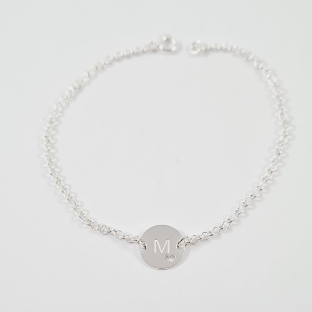 PULSEIRA LETRA CORAÇÃO MINI