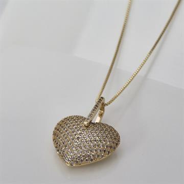 CORAÇÃO 20 MM COM ZIRCÔNIAS