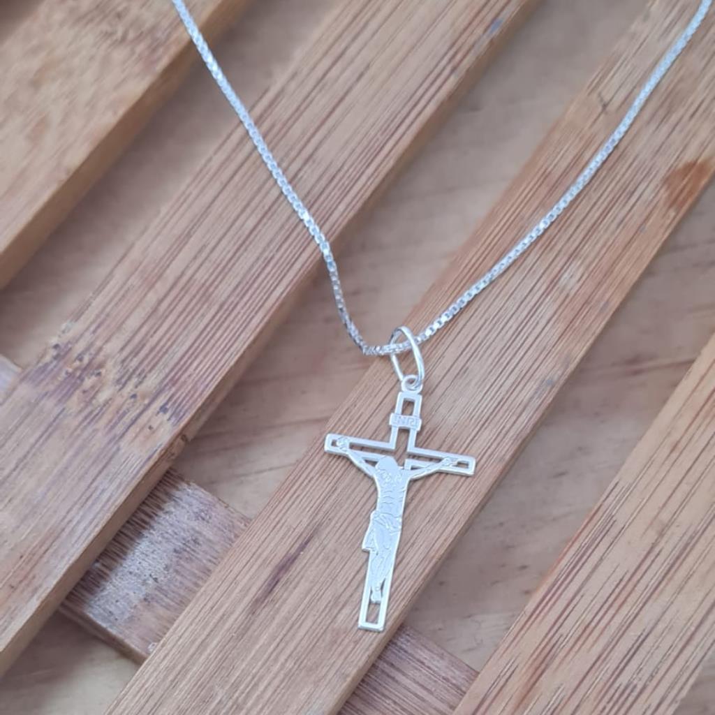 COLAR CRUCIFIXO 2,5 CM