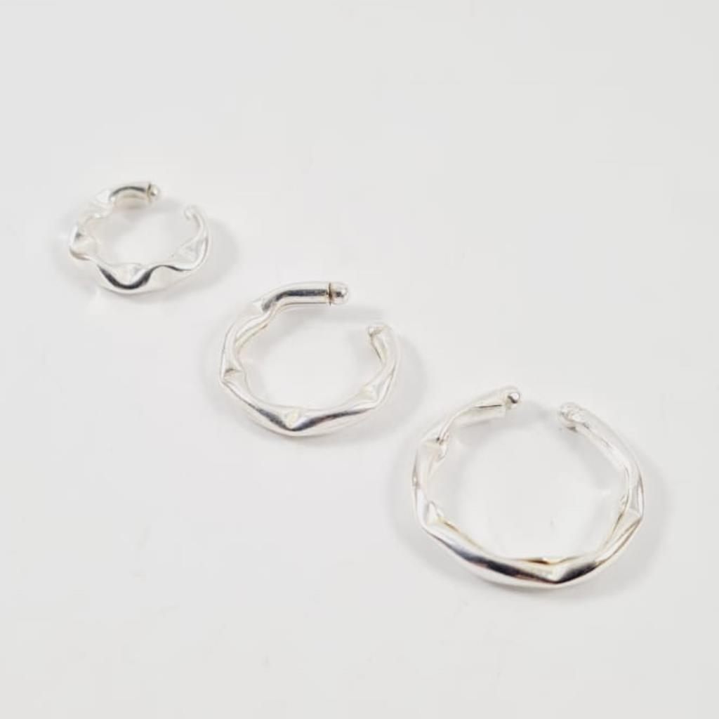 TRIO DE BRINCOS, 13, 15, 17 MM