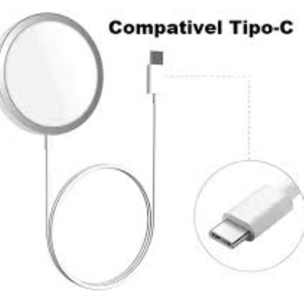 Carregador Sem Fio Indução Para iPhone 8 A 16 15w