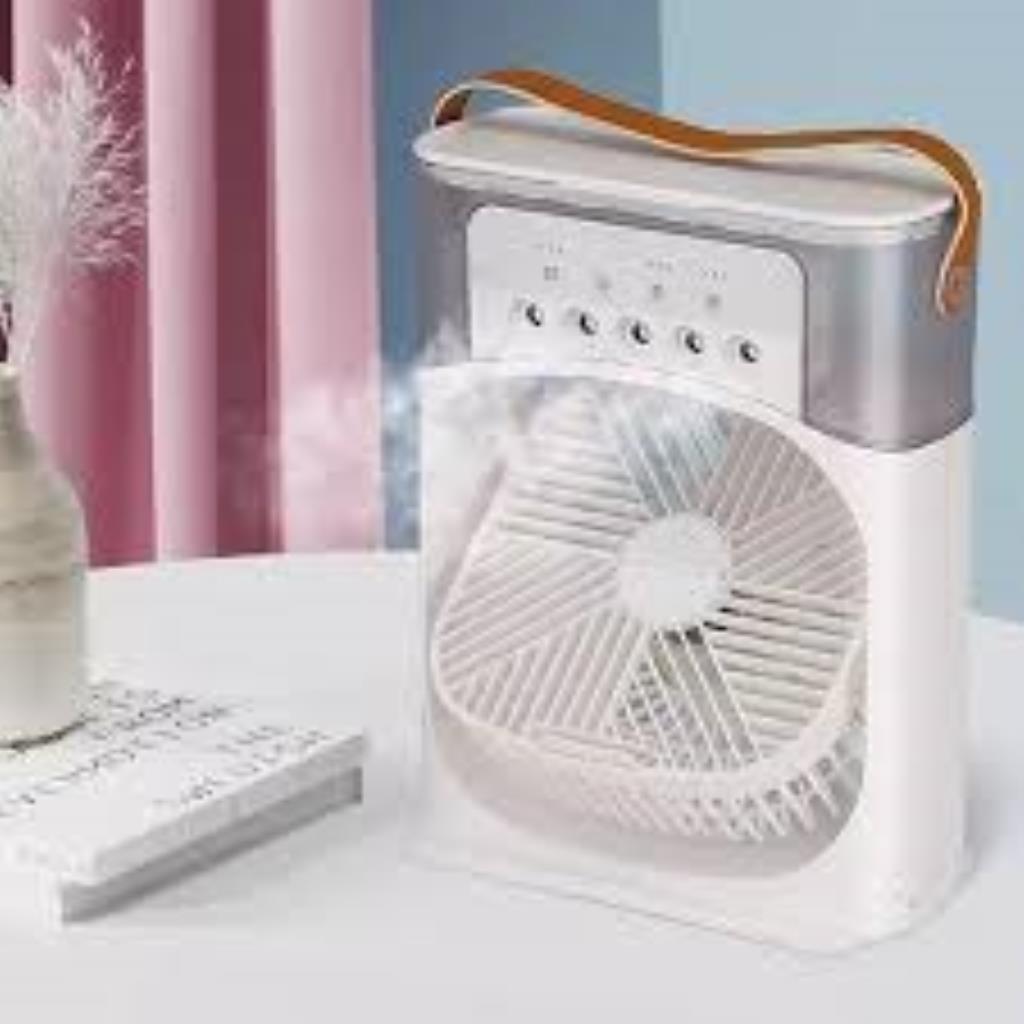 Ventilador Portátil 3 Em 1 Mini Ar Condicionado Umidificador
