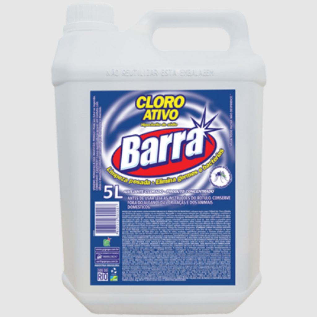 HIPOCLORITO DE SÓDIO 5% BARRA