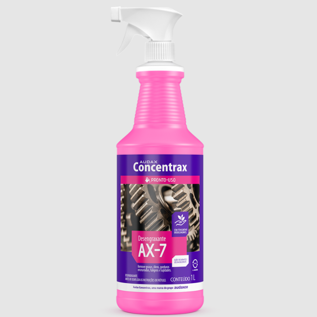 DESENGRAXANTE AX-7 CONCENTRAX 1L SPRAY AUDAX