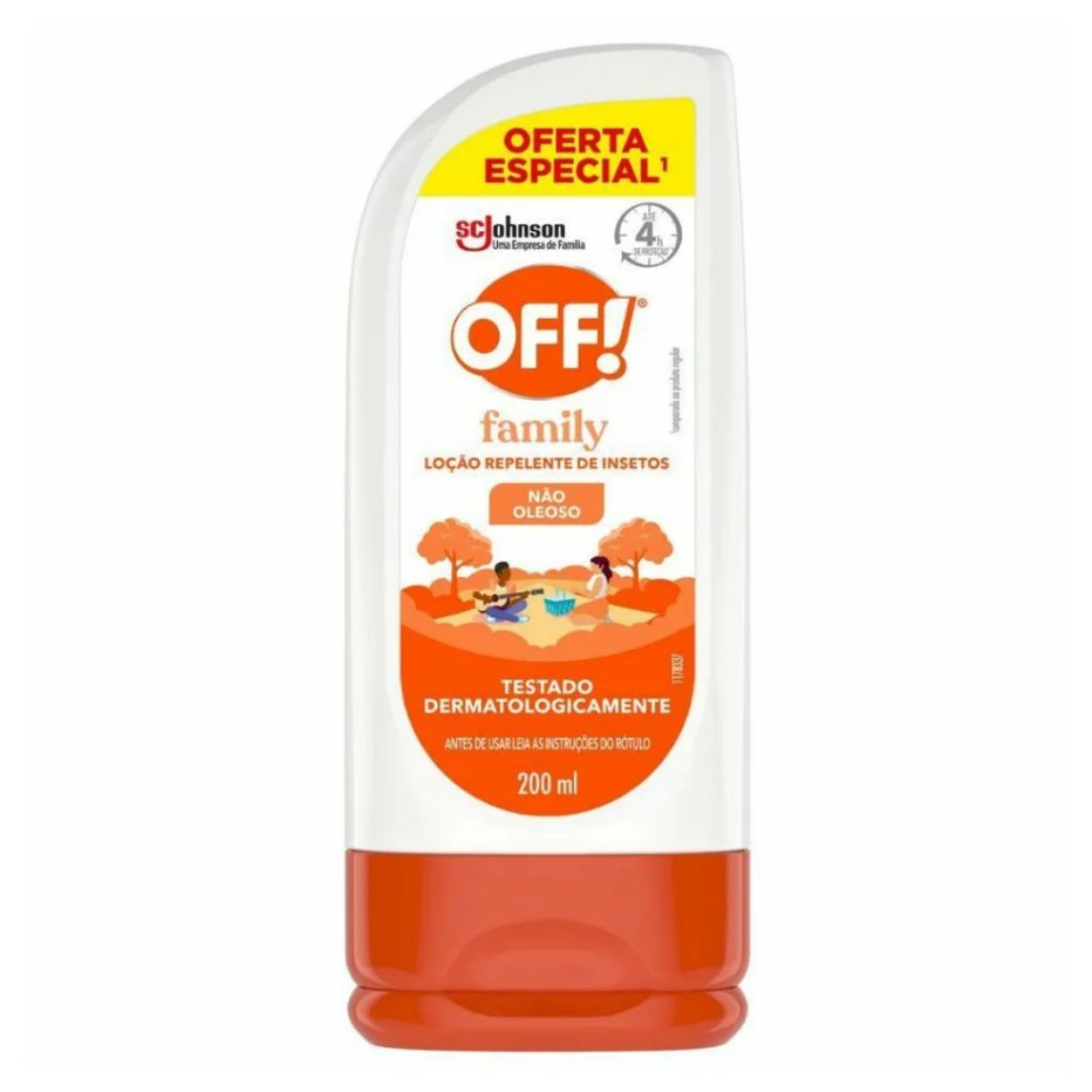 REPELENTE LOÇÃO OFF FAMILY 200ML