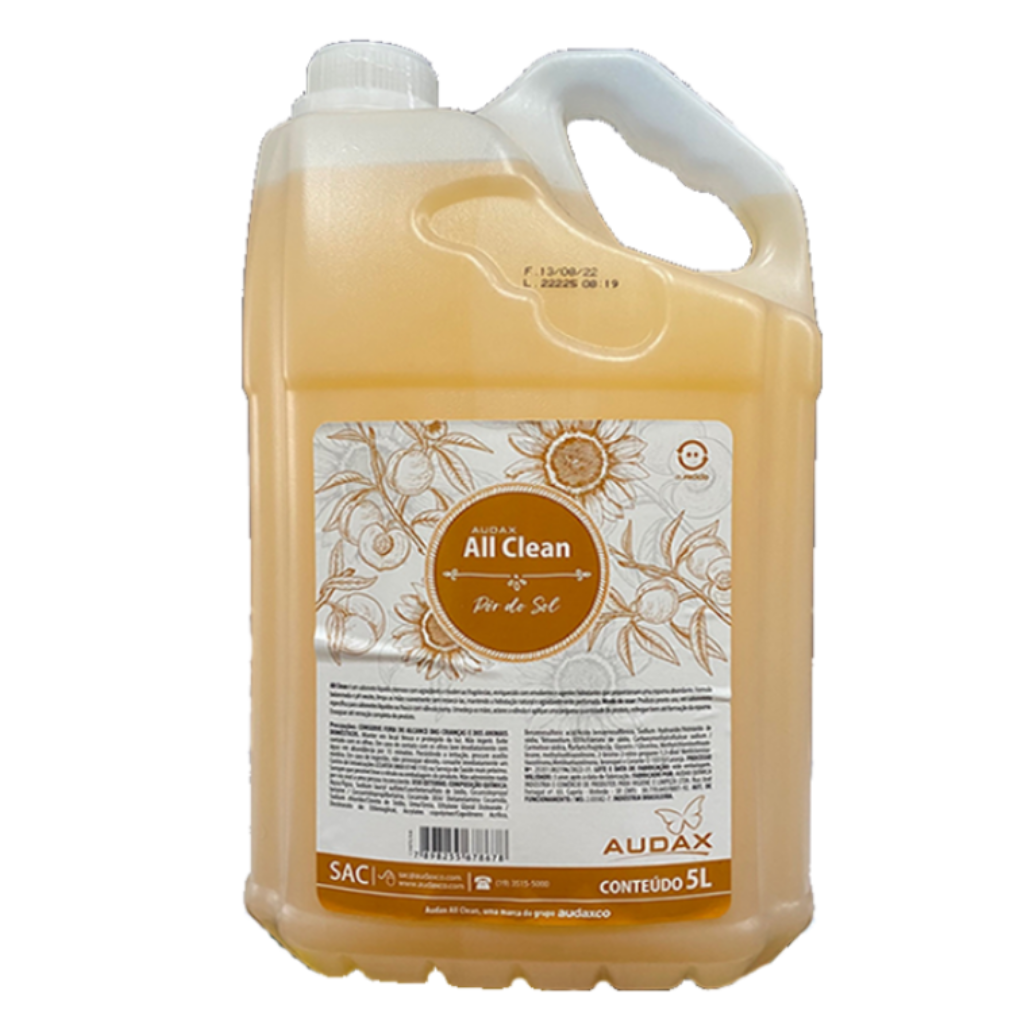 SABONETE LIQUIDO ALL CLEAN POR DO SOL 5L AUDAX