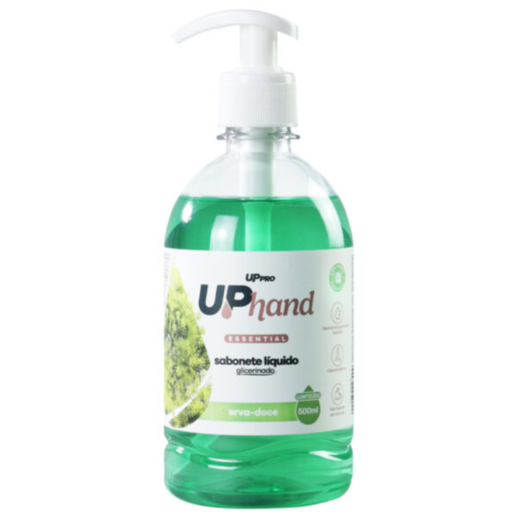 SABONETE LIQUIDO ERVA DOCE UPPRO PUMP 500ML NOBRE