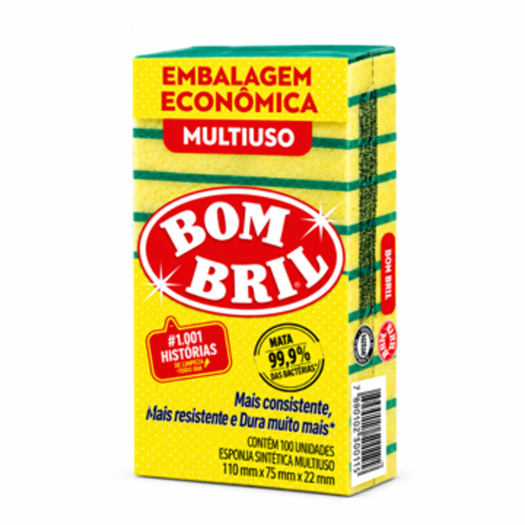 ESPONJA BOMBRIL MULTIUSO DUPLA FACE