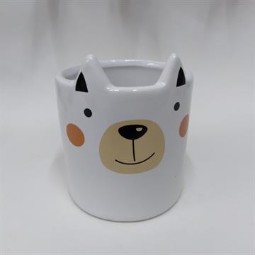 VASO PANDA PORCELANA PARA FLOR