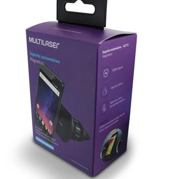 Suporte Universal Magnético Veicular Para Smartphone C/ Entrada De Ar - AC313