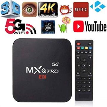 TVBOX MXQ PRO 4K 64GB 4GB 64BIT ANDROID 10.1