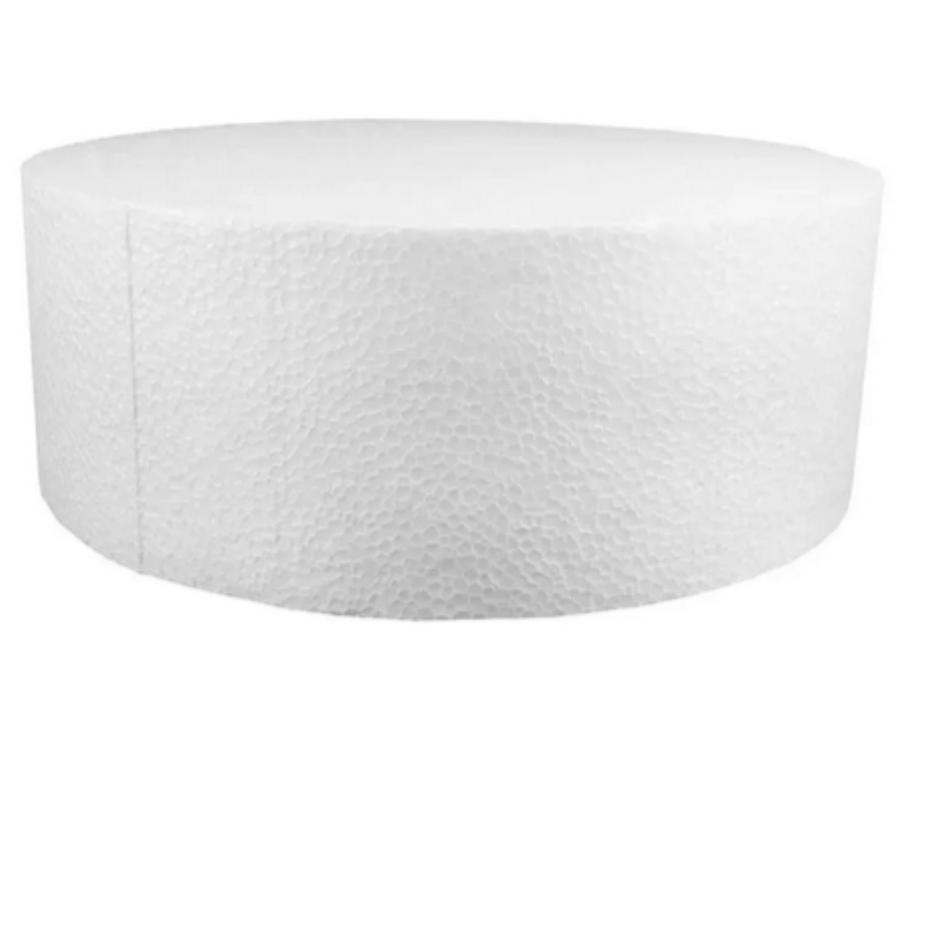 BASE DE BOLO ISOPOR 25 CM X 10 CM