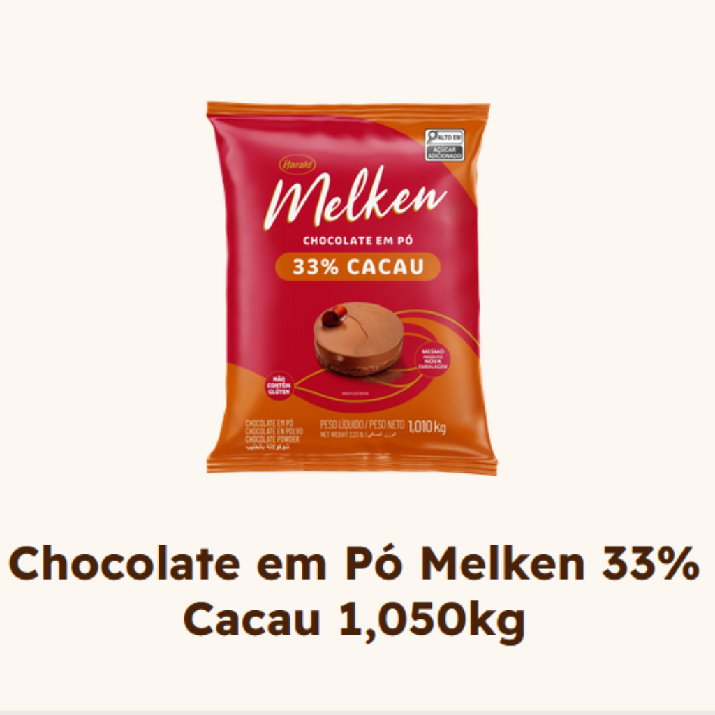 CHOC. PO MELKEN 33% 1 KG