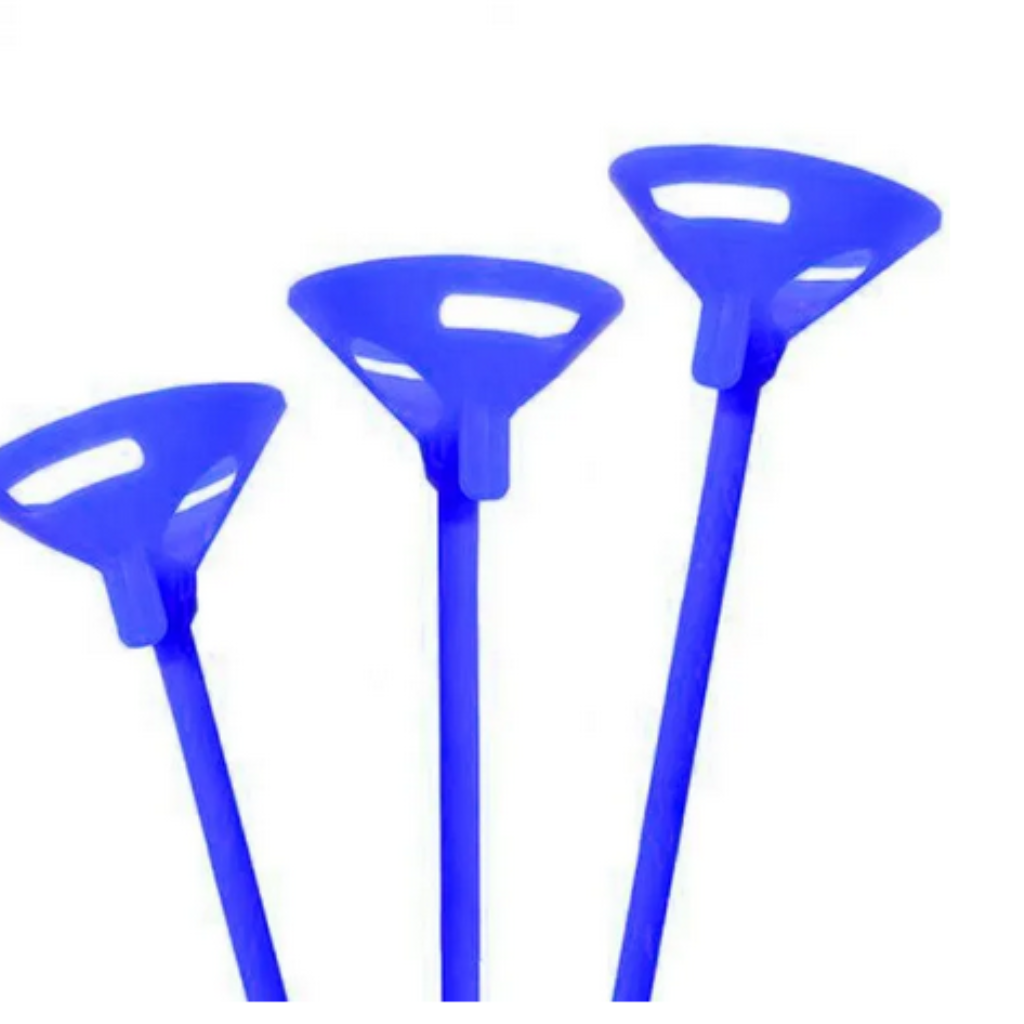 SUPORTE PARA BALAO AZUL CLARO 40 CM C/10 PCS