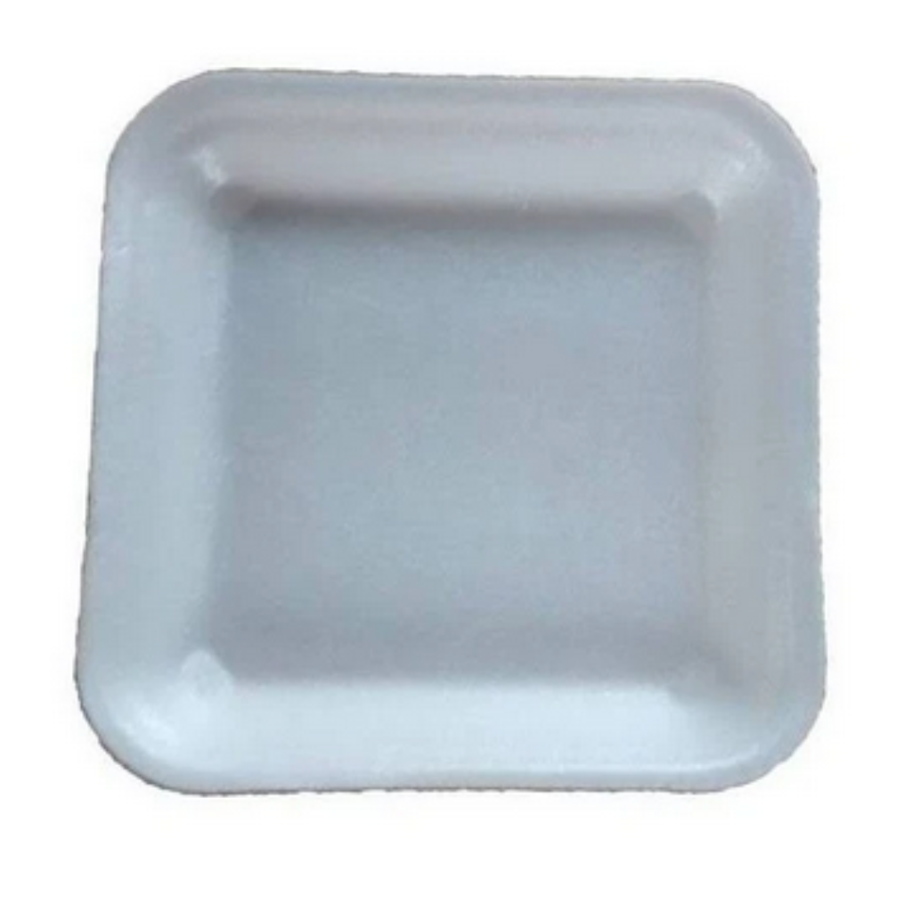 BANDEJA DE ISOPOR B01 FUNDA FARDO C/ 100 UNIDADES