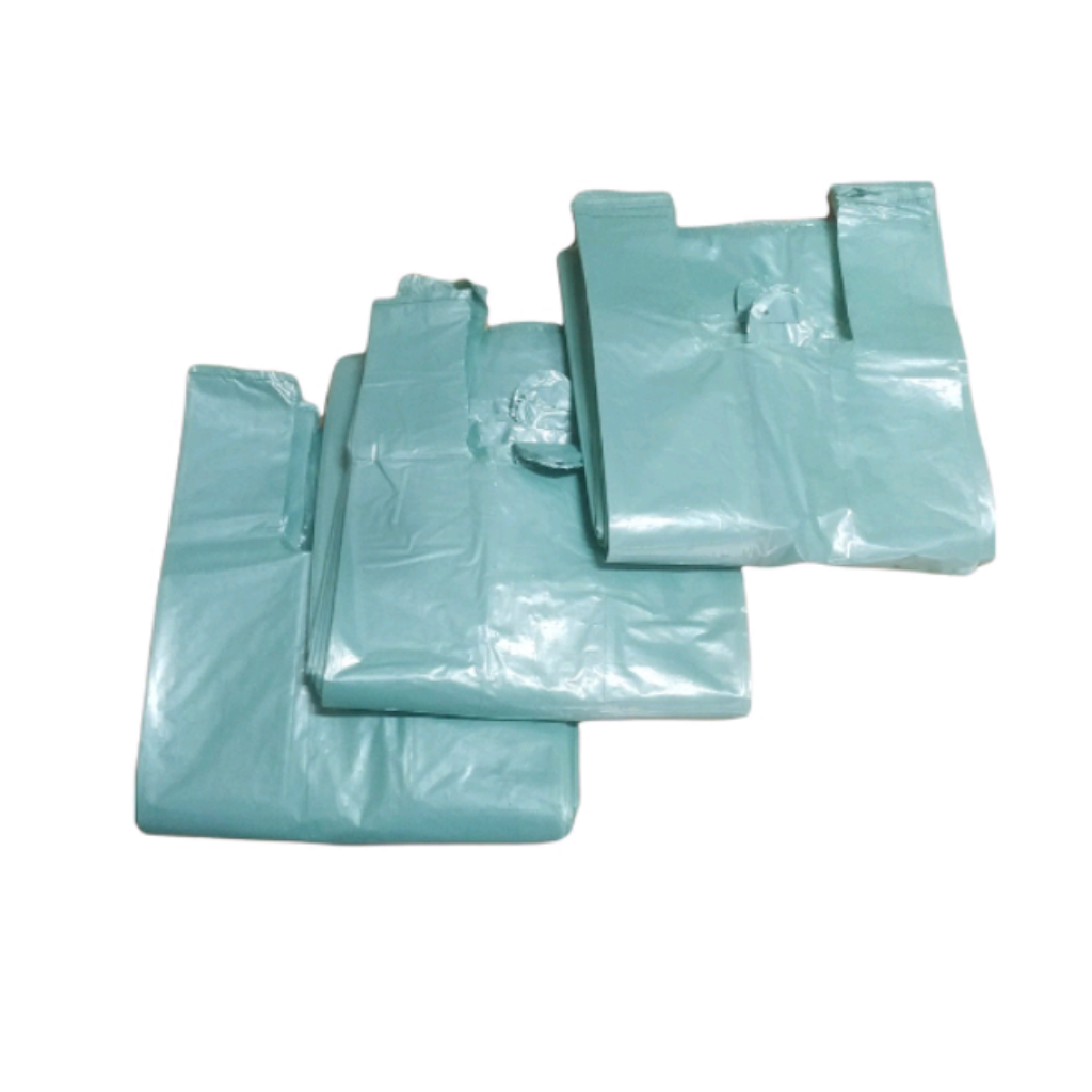 SACOLA VERDE REFORCADA 30x45 KG