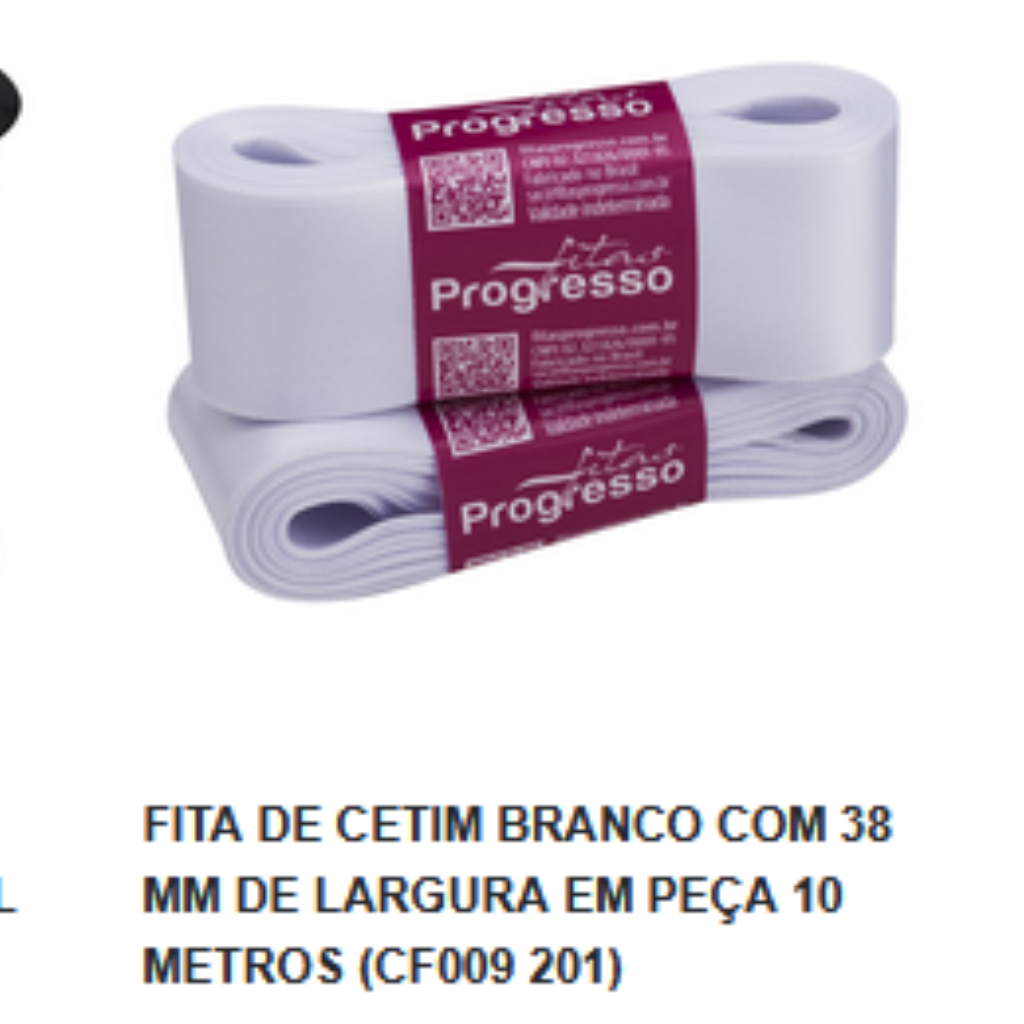 FITA CETIM N09 BRANCA COR201  ( 38MMX10M)