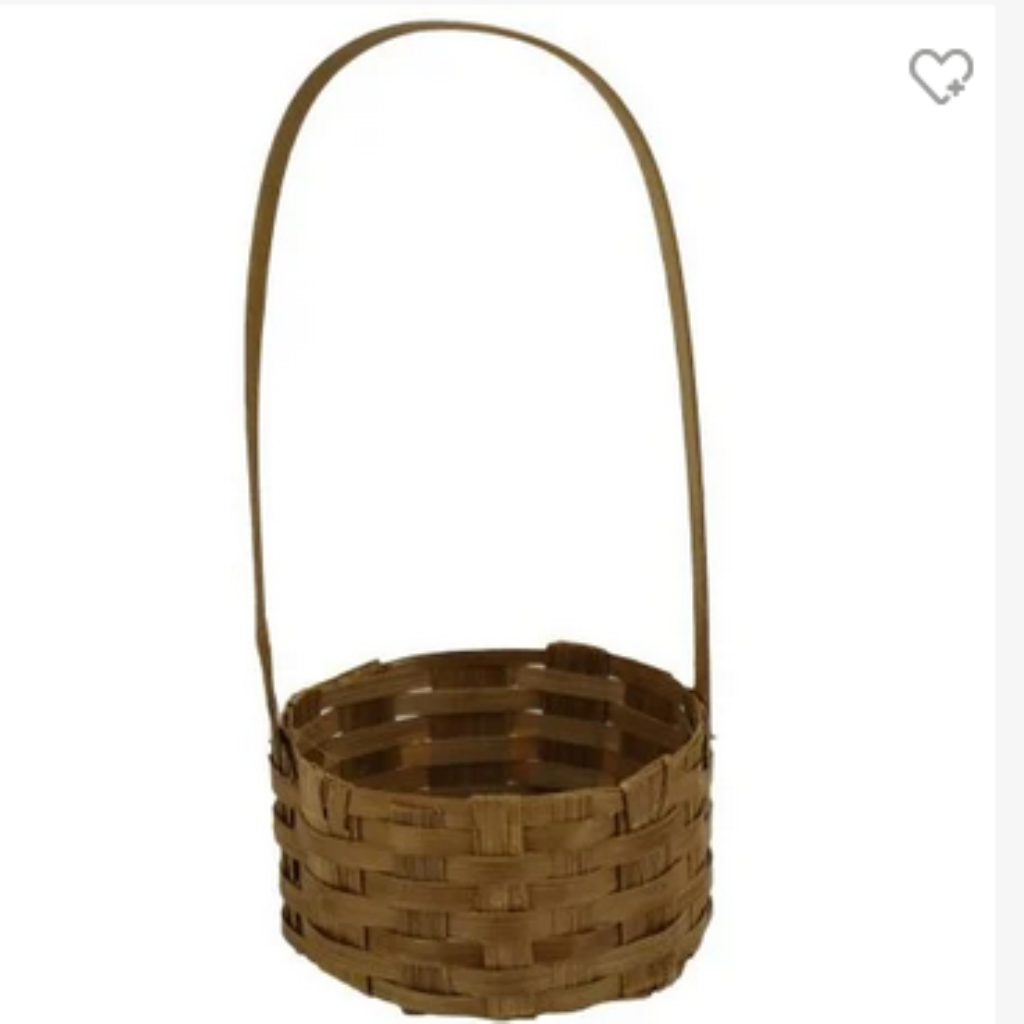CESTA BAMBU REDONA 10 CM