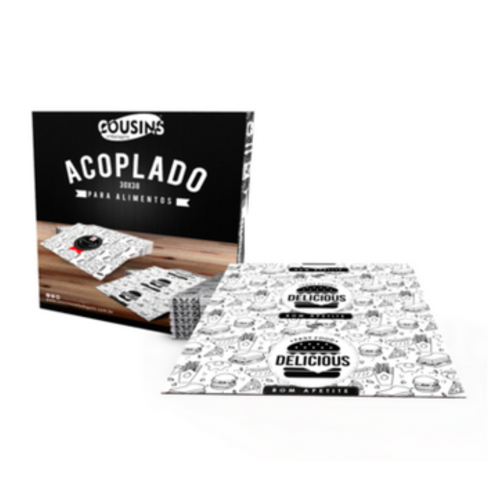 PAPEL ACOPLADO FAST FOOD COUSINS