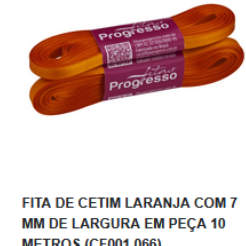 FITA CETIM N01 LARANJA COR066 ( 7MMX10M)