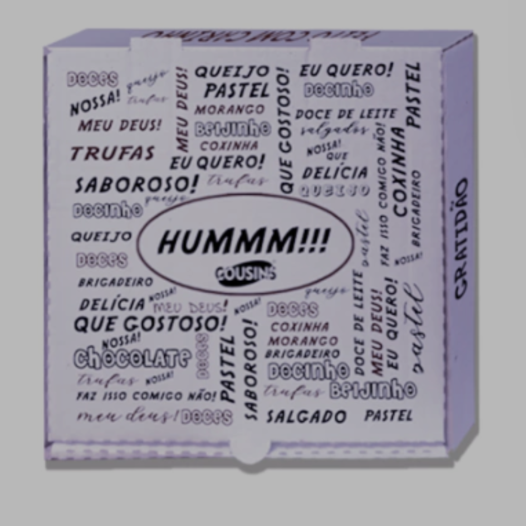 CAIXA QUADRADA DOCE SALGADO G COUSINS ( 35X35X4CM ) UNIDADE