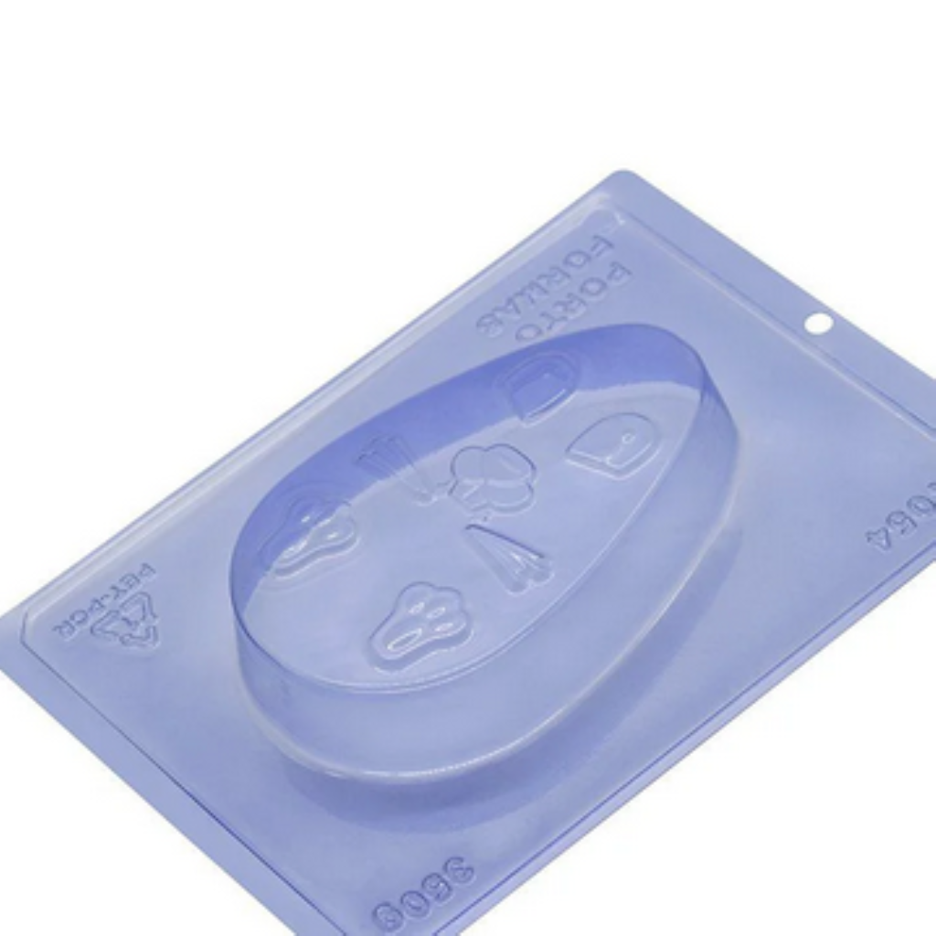FORMA ACETATO PORTO FORMAS OVO COELHO COD1054