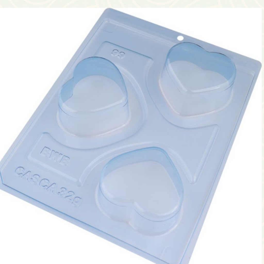 FORMA DE ACETATO BWB MINI PAO DE MEL CORACAO CD99