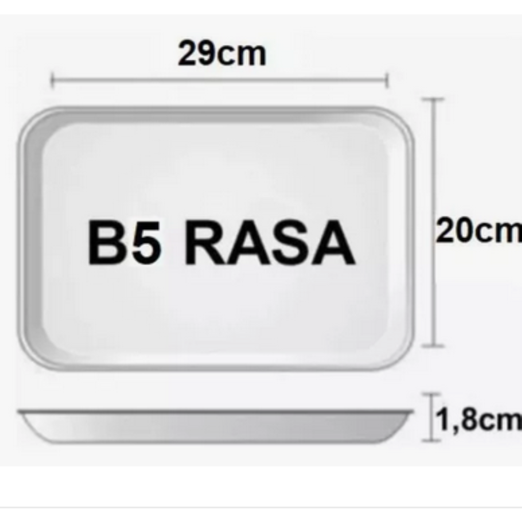 BANDEJA ISOPOR B05 RASA FARDO C/ 100 UNIDADES