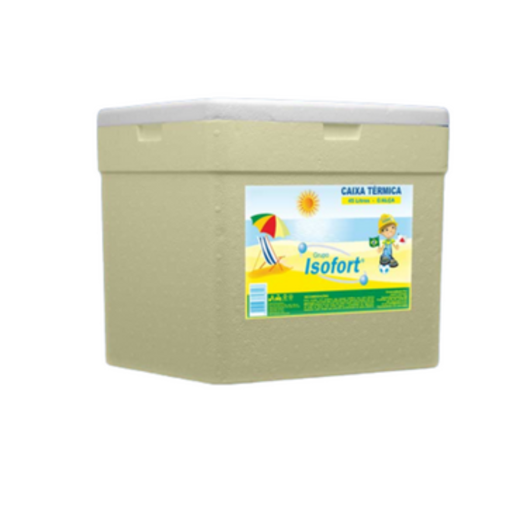CAIXA TERMICA ISOPOR 50 LITROS