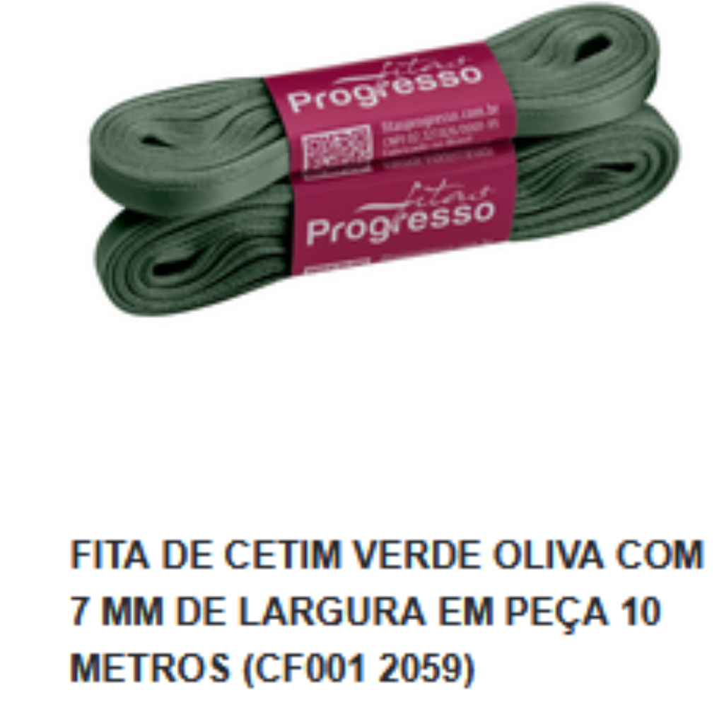 FITA CETIM N01 VERDE OLIVA COR2059 ( 7MMX10M)