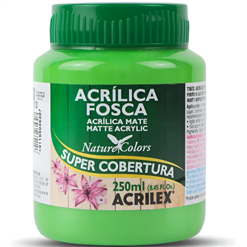 TINTA ACRILICA FOSCA 250ML 510 VERDE FOLHA ACRILEX