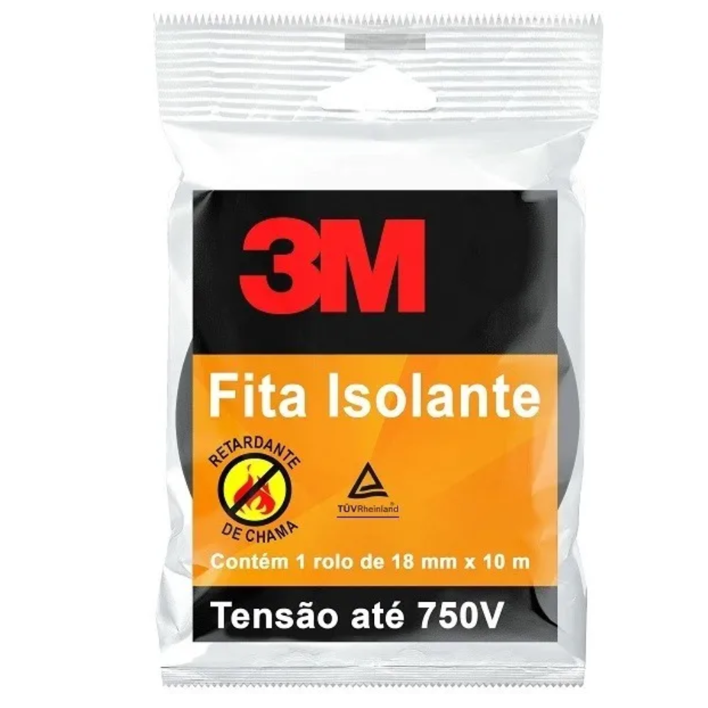 FITA ISOLANTE ANTI CHAMA 18MMX10MTS 3M