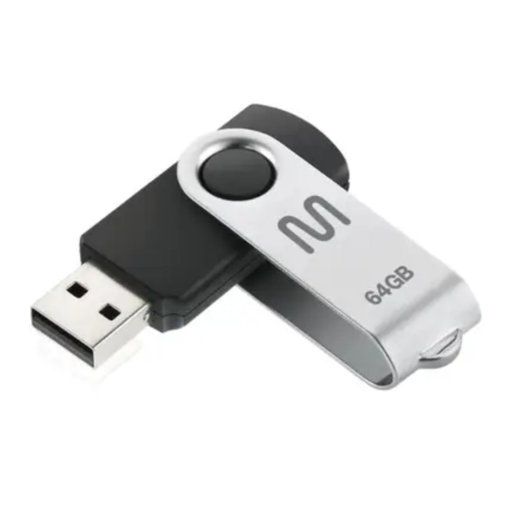 PEN DRIVE 64GB TWIST 2.0 USB MULTILASER