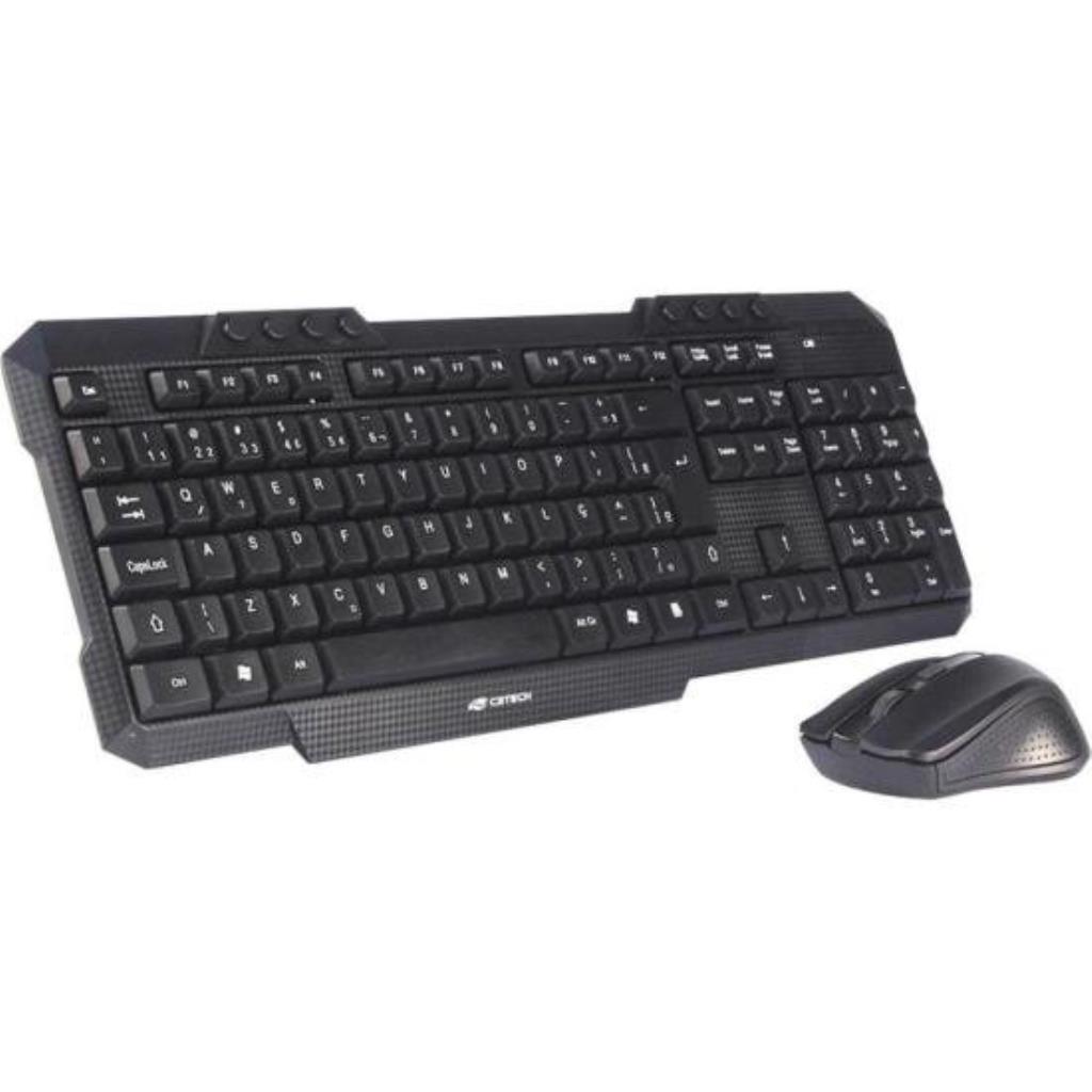 KIT TECLADO E MOUSE SEM 2,4GHZ K-W10 C3TECH