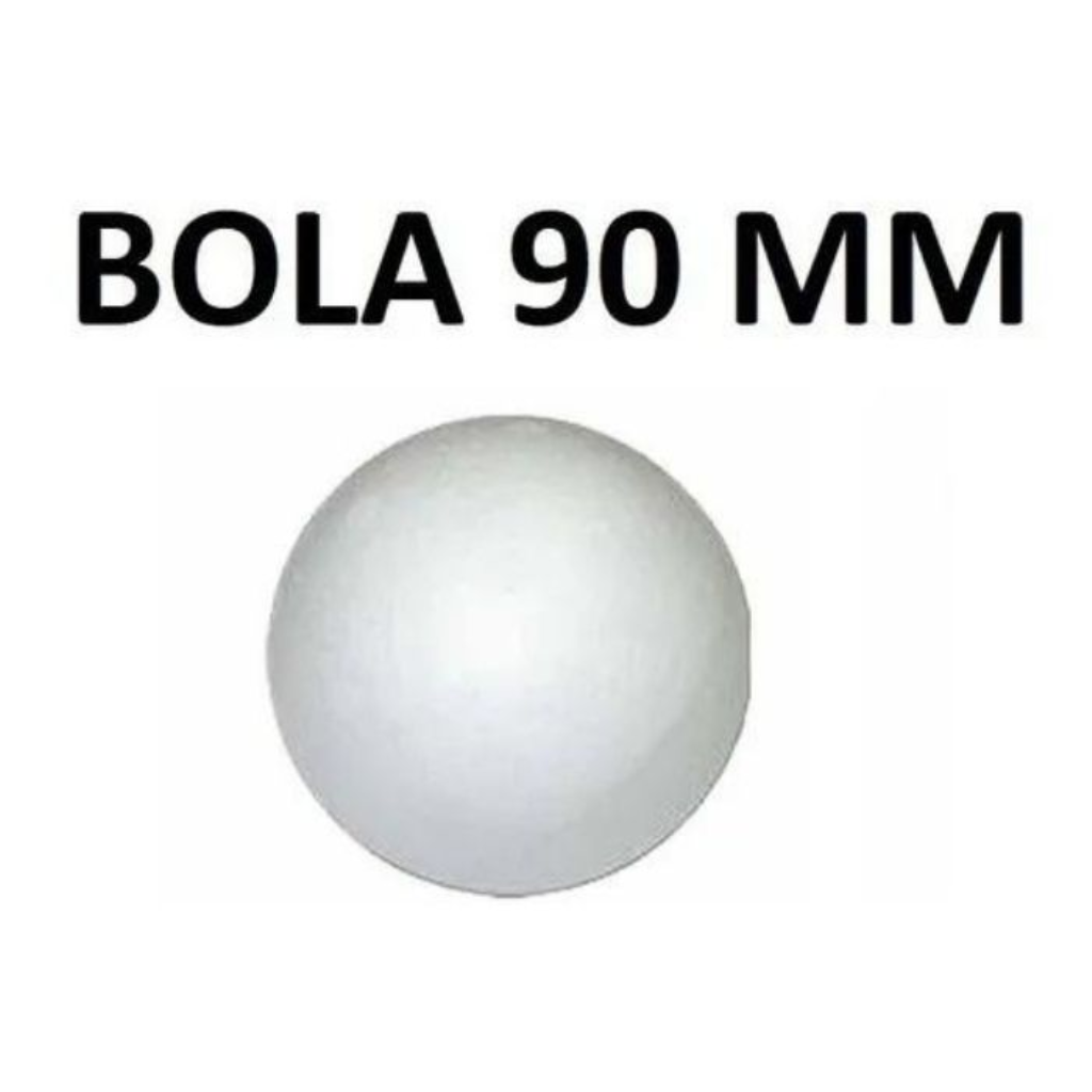 BOLA DE ISOPOR 90MM