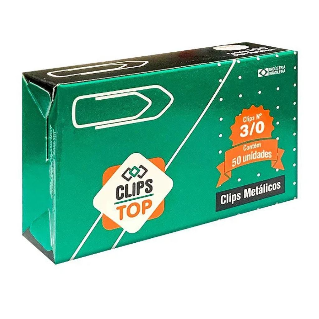 CLIPS GALVANIZADO 3/0 CX C/50UN NEW