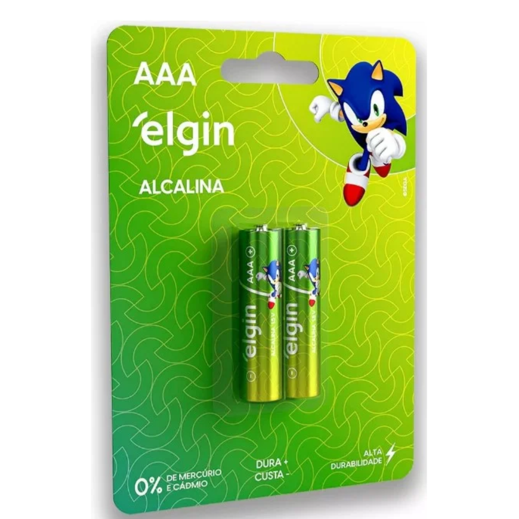 PILHA AAA ENERGY ALCALINA C/2UN ELGIN