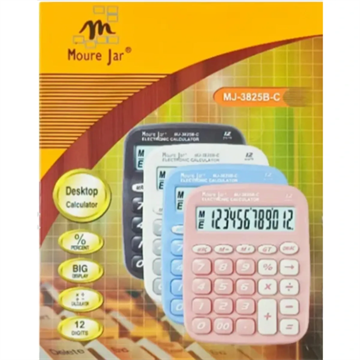 CALCULADORA DE MESA 12 DIGITOS A PILHA MJ3825B-C MOURE JAR
